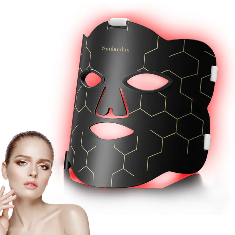 Flexible LED Light Therapy Facial Mask